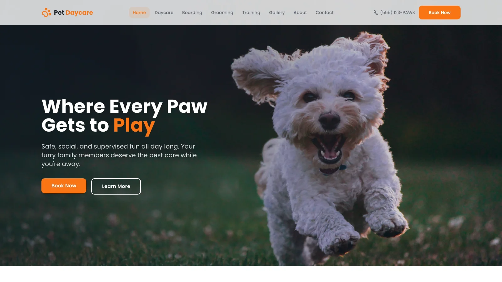 Loading preview of Pet Daycare